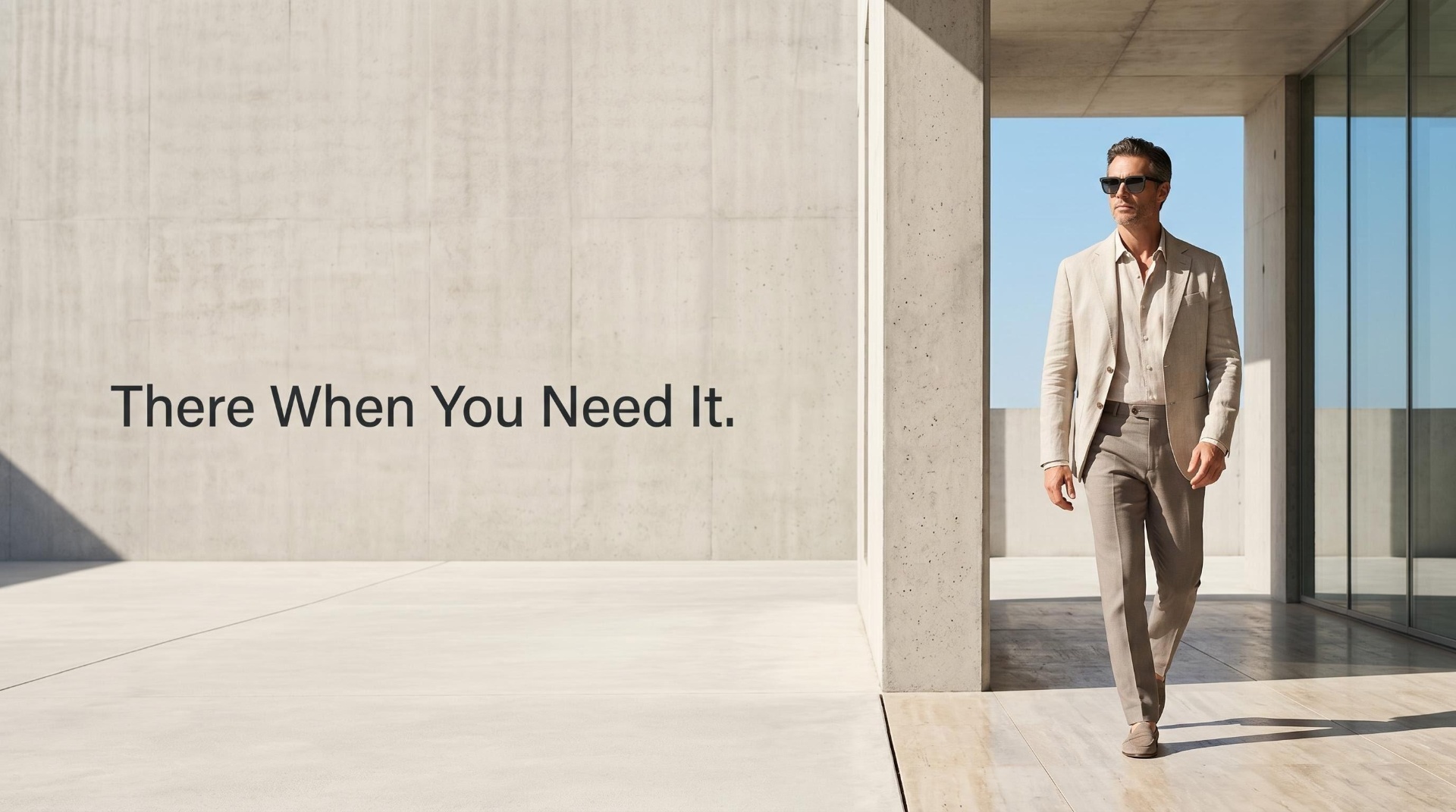 There When You Need It — concrete