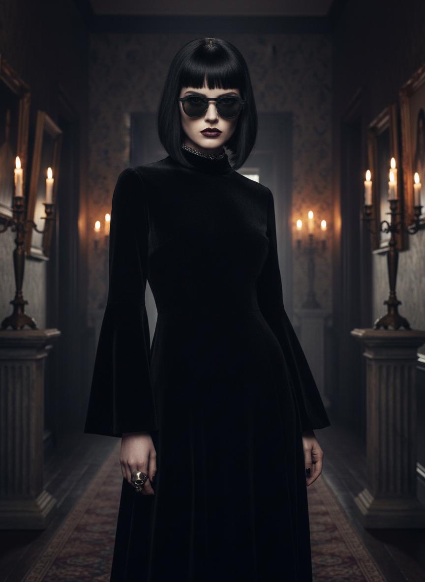 Gothic interior — velvet