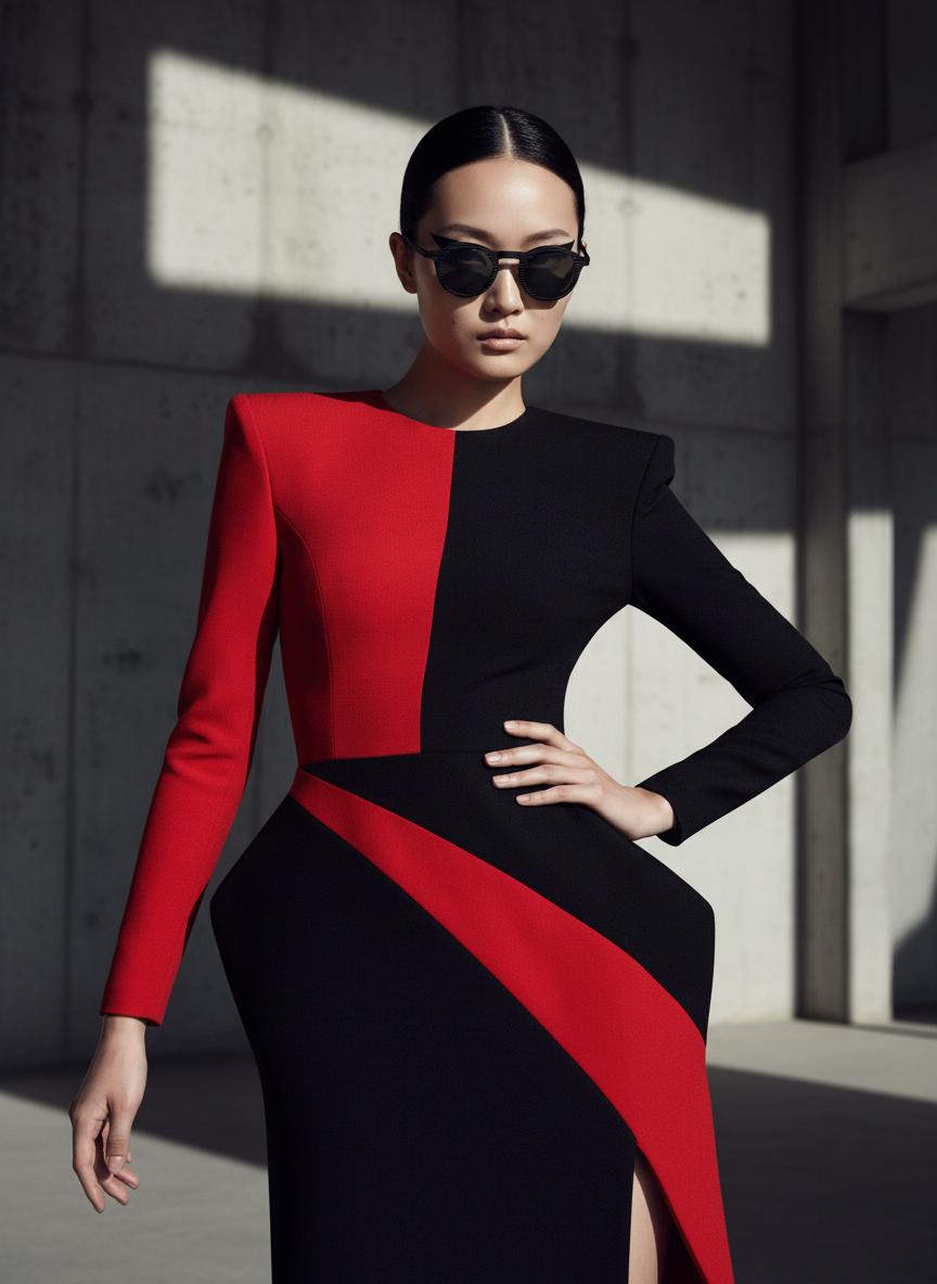 Avant-garde — sculpted gown
